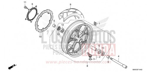 ROUE AVANT NC750XDM de 2021